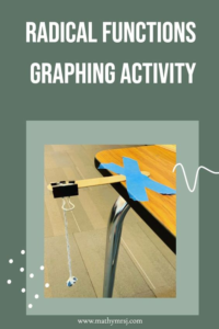 Radical Functions Graph Activity - Mathy Mrs. J